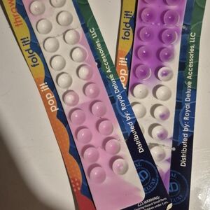 POP Fit Bubble Popper Trio - Pink, White, Purple